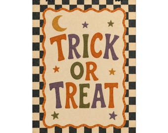 Trick Or Treat Halloween Poster | Rolled Poster
