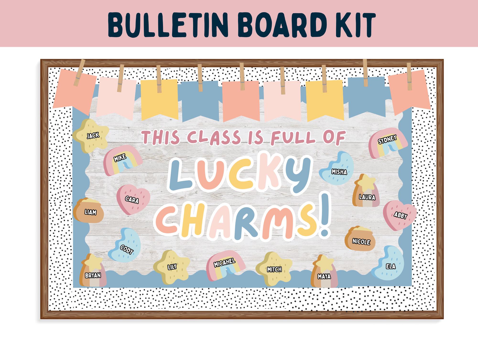 Our Class is Full of Lucky Charms Bulletin Board St Patricks Day March ...