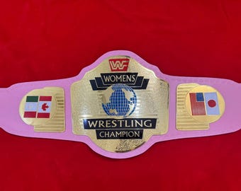 Personalized WOMEN'S Wrestling Championship Replica Belt Customized Fantasy Belts