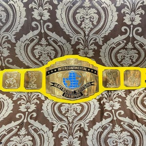 Wwf intercontinental championship replica title belt - Etsy 日本