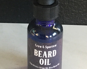 Men's Beard Oil Argan Moroccan Oil Cedar Saffron