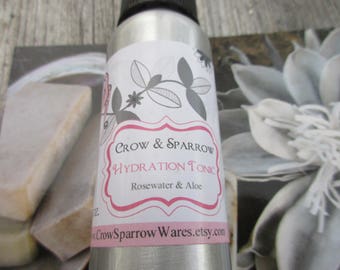 Toner Hydration Tonic Rosewater Aloe and witchhazel