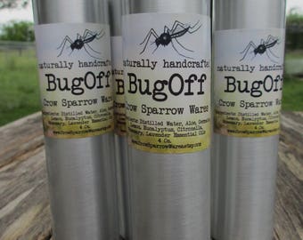 Bug Off Natural Insect Mosquito Repellant Essential Oils Aloe