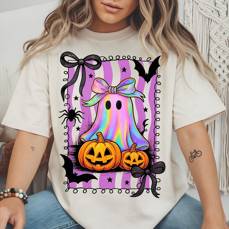 20 Iridescent Ghost Png Bundle, Iridescent Ghost Png, Girly Halloween Png, Cute Ghost Png, Coquette Halloween Png, Disco Iridescent