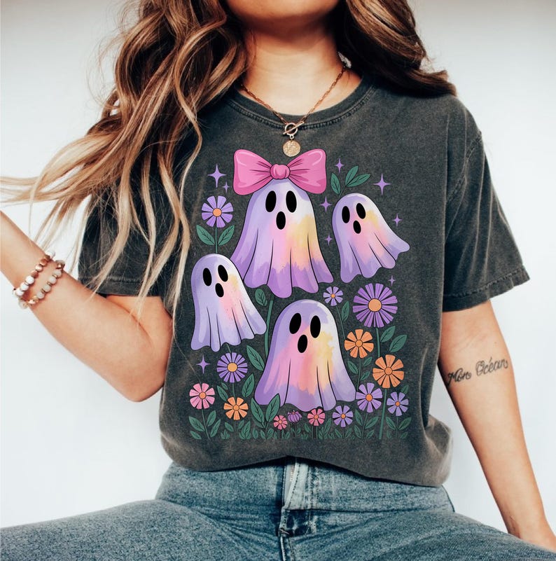 20 Iridescent Ghost Png Bundle, Iridescent Ghost Png, Girly Halloween Png, Cute Ghost Png, Coquette Halloween Png, Disco Iridescent
