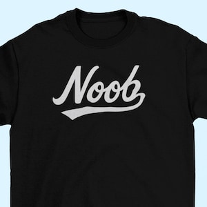 NOOB Shirt - Roblox Inspired - Gamer (Black/Grey) Free Shipping