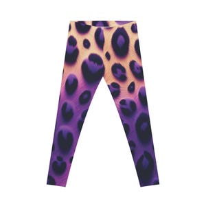 Leopard Print Leggings: Women&#39;s Yoga Workout Fashion