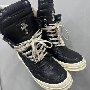 wijde pijpen sneakers heren laarzen echt leer zilver 925