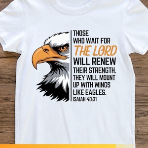 Isaiah 40:31 Eagle Wings Christian PNG Design Bundle (Digital Download)