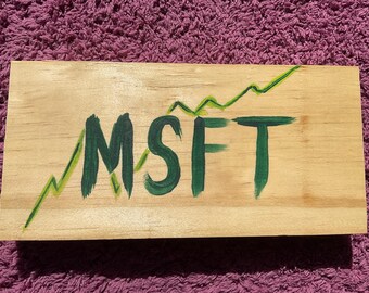 MSFT Microsoft #stockstowatch wood art