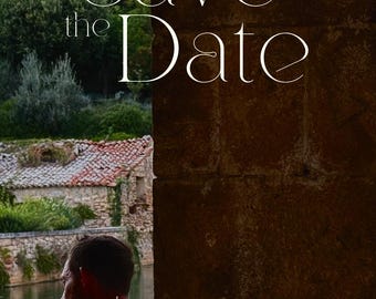 Save the Date-bruiloft