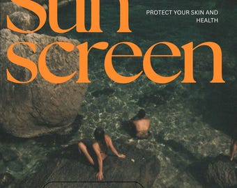 Aanpasbare Canva-zonnebrandcrème voor Instagram Post-advertentie