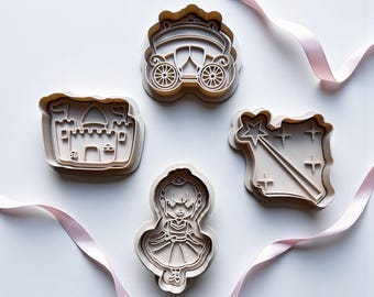 Fairy tale Cookie Cutter Set - Approx 3 inches - Fairytale Baking