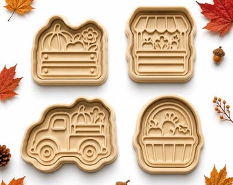 Autumn Harvest Cookie Cutter Set | Pumpkin, Farm Truck & Market Baking