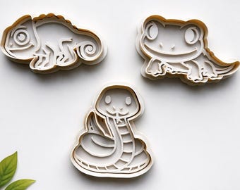 Jungle Theme cookie cutters set of 3