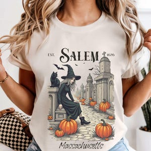 Salem Halloween, Salem T Shirt, Comfort Colors, Halloween Shirt