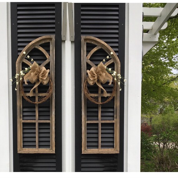Farmhouse Wood Wall Window Arch Window Frame Window Frame