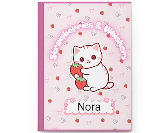 Entzückendes Katzen Journal - 5 "x7" Blank Notizbuch