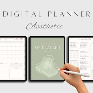 Digital Planner, Minimalist Planner, Undated Planner, Goodnotes Planner, Daily Planner, Weekly Planner, Monthly Planner, iPad Planner