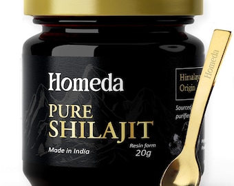 Ren 100% original Himalaya Shilajit/Shilajeet Resin 20g | Uthållighet | Uthållighet
