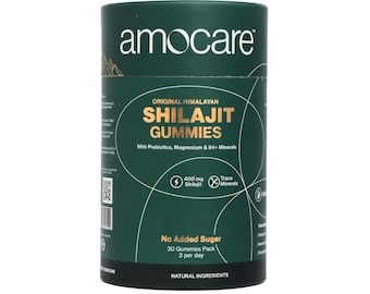100% Pure Himalayan Shilajit/Chilajit Gummies extremely Potent 66Ashwagandha,30n