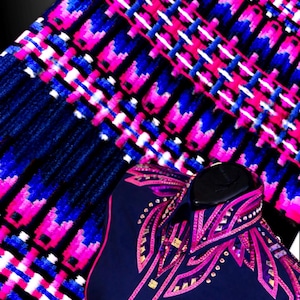 Navy Blue Western Show Shirt and Pad Combo: Stretchable Horsemanship Apparel with Glass Stones