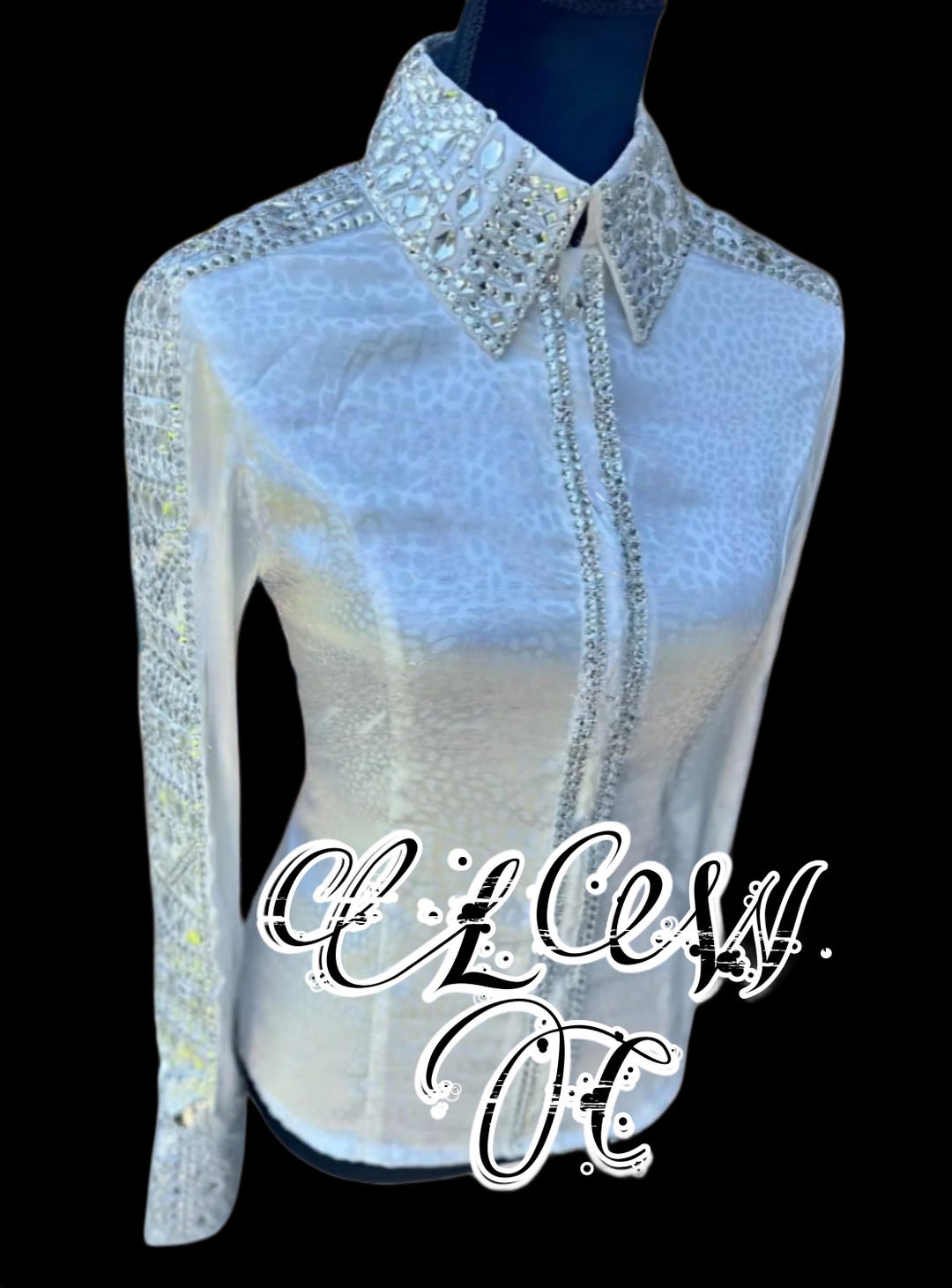 Rhinestone Rodeo Pageant Rodeo Queen Show Shirt: Rhinestone Western Showmanship Apparel - Etsy
