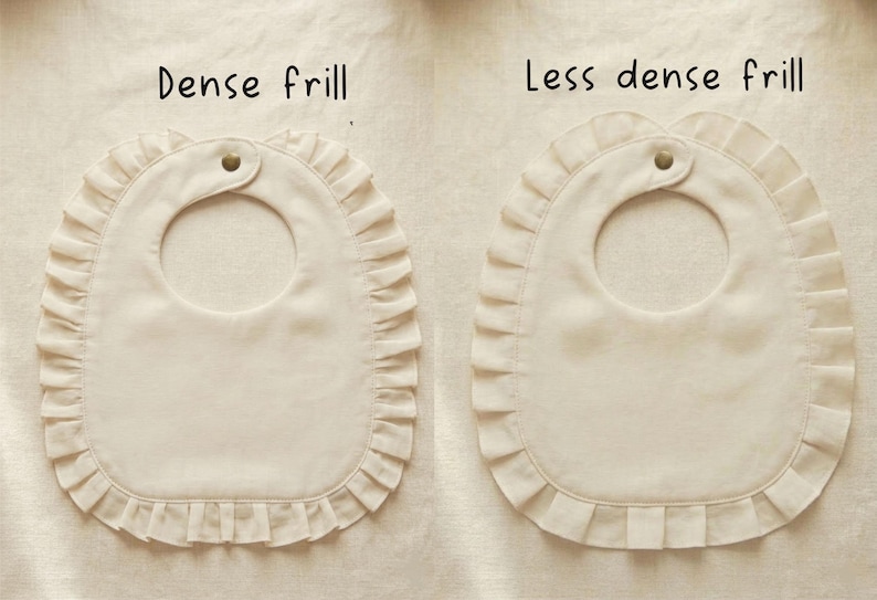 Ruffle Bib Sewing Pattern Beginner-friendly PDF A4 - Etsy