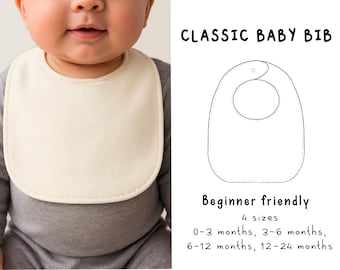 Baby Bib Sewing Pattern Beginner-Friendly