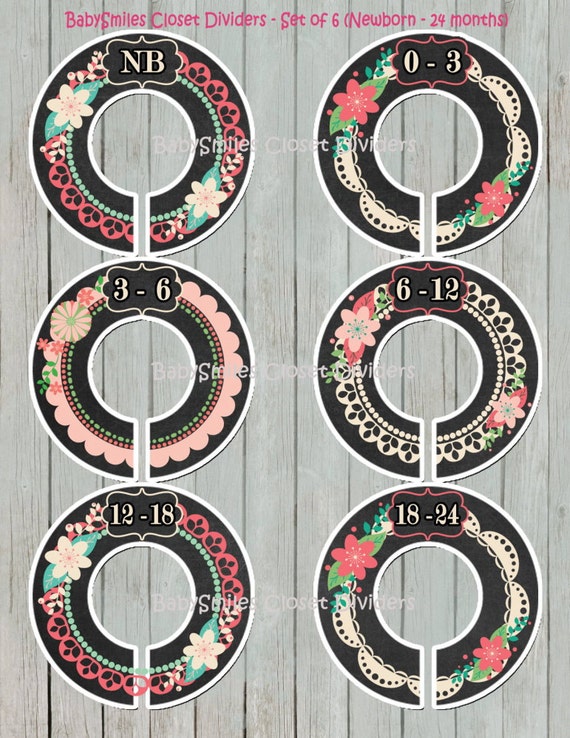 Download Custom Closet Dividers Baby Closet Dividers Nursery Dividers | Etsy