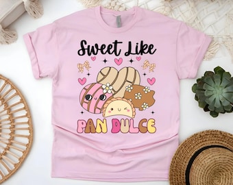 Sweet Like Pan Dulce Conchas T-Shirt: Cafecito y Pan Shirt