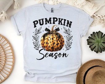 Custom Sublimated Vintage Fall Cozy Pumpkin Season T-Shirt: Cozy Autumn Tee