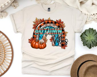 Custom Autumn Vibes T-Shirt: Cozy Fall Tee