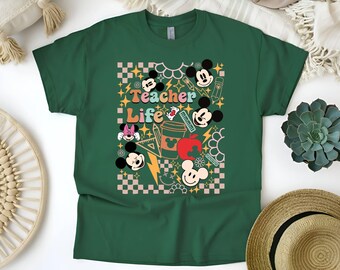 Teacher Life Mickey Mouse Inspired Shirt: Comfort Colors or Gildan