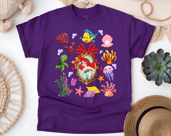 Little Mermaid Coquette Disney Inspired Shirt, Ariel Coquette Shirt