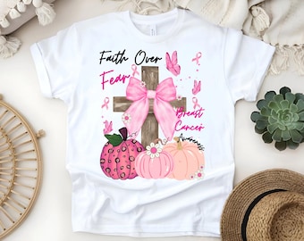 Breast Cancer Awareness Shirt: Pink Ribbon Sublimation Tee