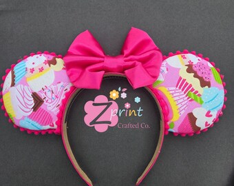 Pink Cupcake Mouse Ears