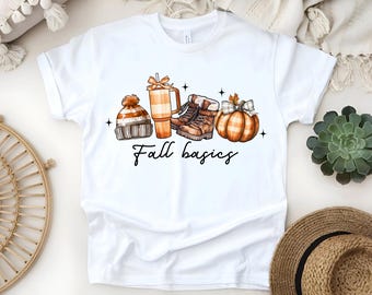 Custom Sublimated Fall BasicsT-Shirt: Cozy Fall Tee