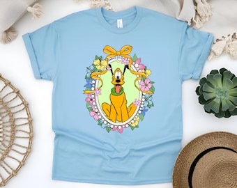 Pluto Coquette Disney Inspired Shirt, Mickey and Friends Shirt