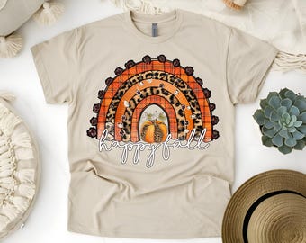 Custom Happy Fall T-Shirt: Cozy Fall Tee