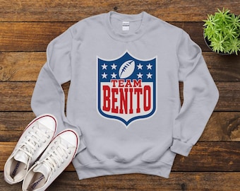 Benito Bowl Sweatshirt, Benito Bowl Shirt, Benito Bowl T-Shirt, Team Benito Super Bowl 2026, Bunny Super Bowl