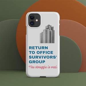 Return to Office Survivors Group Snap case for iPhone®