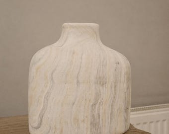 Modern Marble Effect Decorative Vase