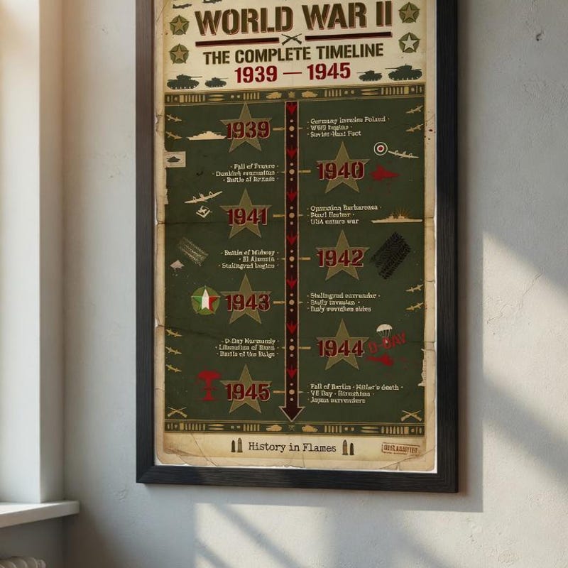 World War Ii Poster - Etsy