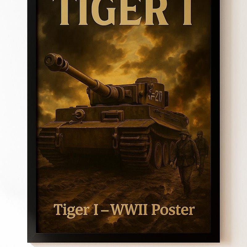Panzer Poster Ww2 German Posters - Etsy
