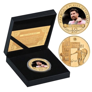 Lionel Messi Inter Miami Miami Gedenkmünze / Challenge Münze / Fußball Geschenk / Geschenk für Paare / Geschenk für Ihn