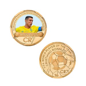 Ronaldo Al-Nassr FC Gedenkmünze / Challenge Münze / Fußball Glücksgeschenk / personalisiertes Geschenk / Geschenk für Ihn / Geschenk für Paare
