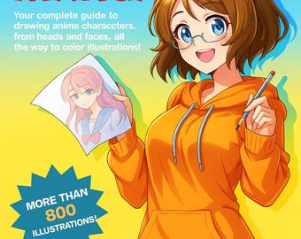 Anime Charakter Zeichenstunde Printable Buch