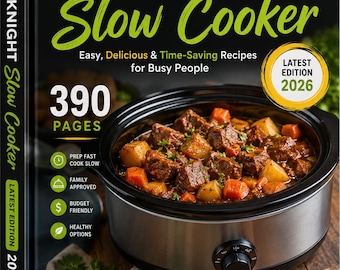 Weeknight Slow Cooker Cookbook 2026 | Easy Family Dinners (Digital PDF)