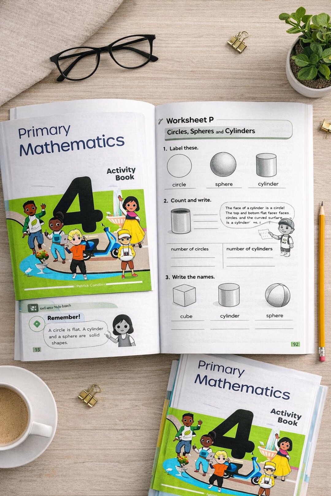 Grade 4 Math Activity Book Geometry Practice (PDF) - Etsy